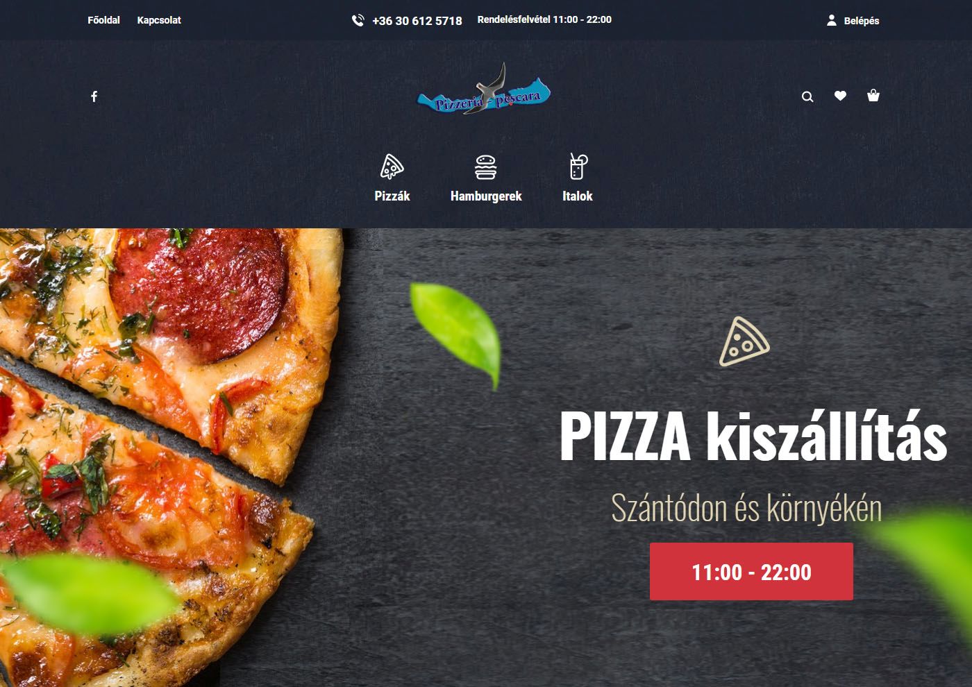 pizzeria-pescara pizza Szántód
